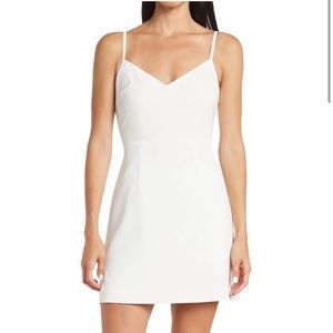 French Connection Dress | Whisper V-Neck Minidress White